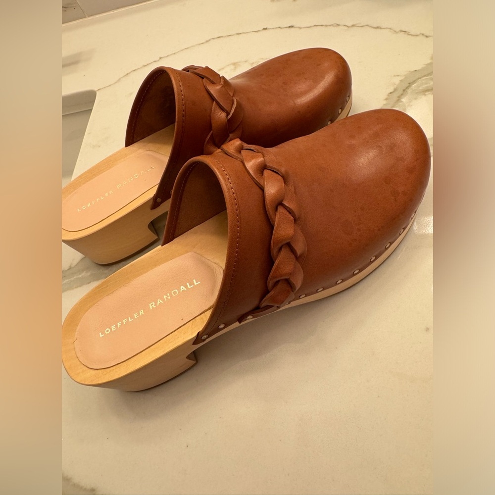 Loeffler Randall braided clogs